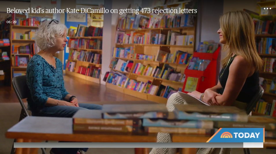 Kate DiCamillo on the Today Show 2